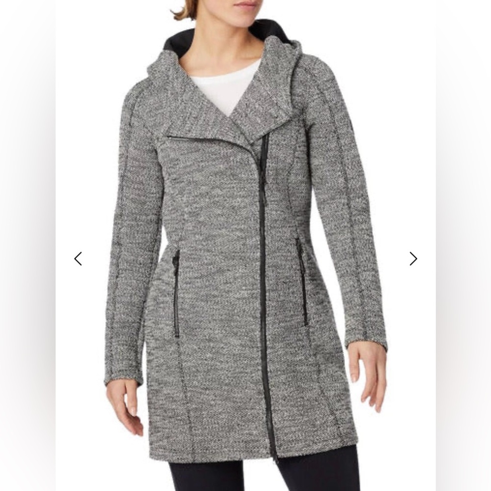 McKinley Black & White Marled Knit Jacket